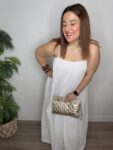 Vestido largo blanco ibicenco moda mujer mama