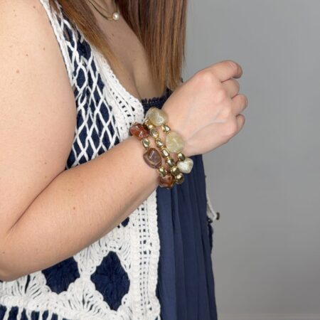 Pulseras elásticas moda mujer verano