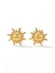 pendientes sol acero moda joven