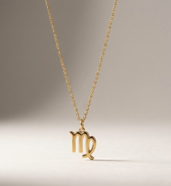 gargantilla collar acero mujer signo zodiaco virgo