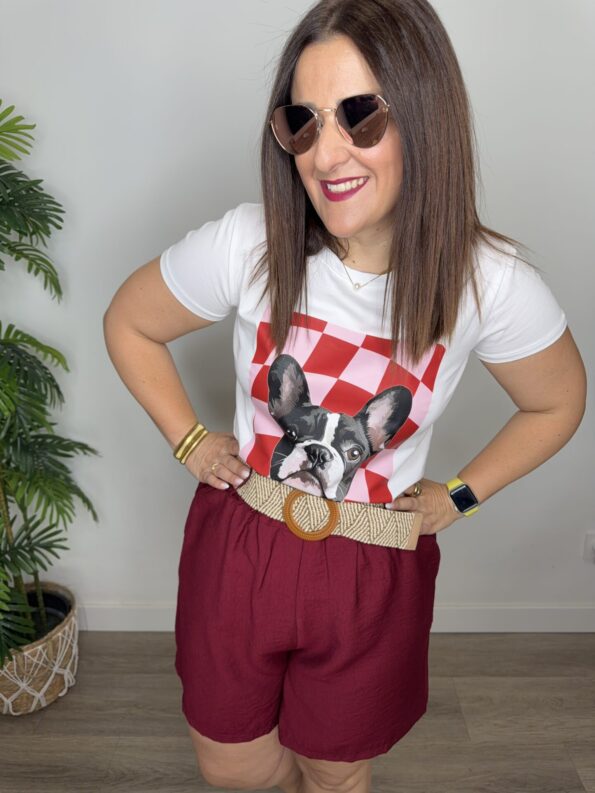 Camiseta manga corta algodón verano mujer chicas