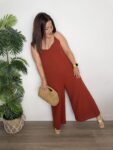 Mono fluido de verano con escote en la espalda cruzada – Moda mujer Vístete con B