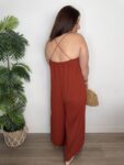 Mono fluido de verano con escote en la espalda cruzada – Moda mujer Vístete con B