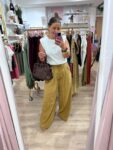 pantalon fluido raya mujer moda joven