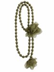 collar cuentas doble con flor moda mujer tendencias joven