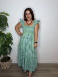 vestido nido cuadro vichy