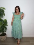 vestido nido cuadro vichy