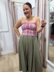 Bandeau nido estampado rosa