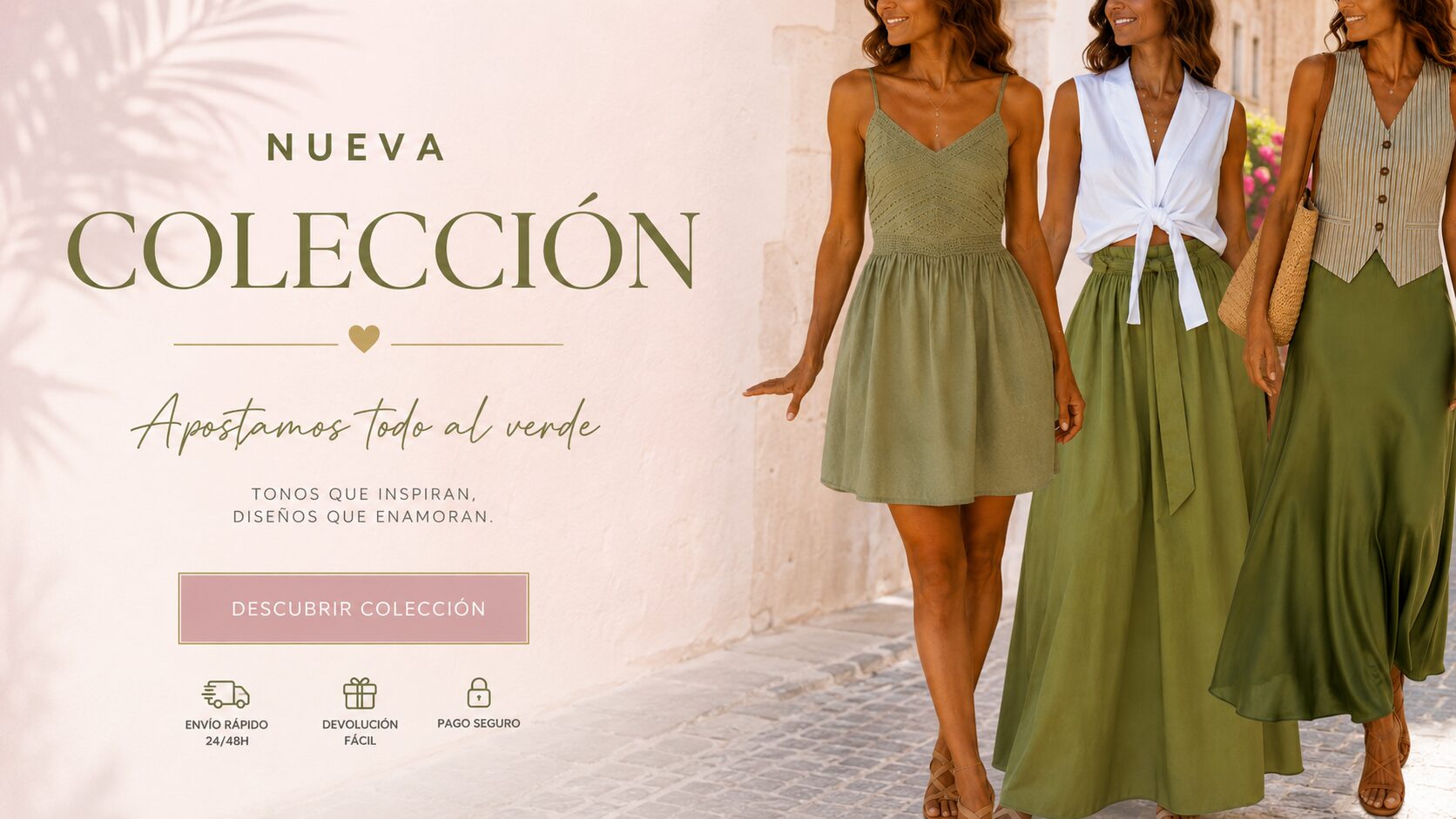 moda mujer nueva coleccion verde pistacho