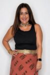 choker espejos dorado moda joven complementos