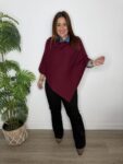 Capa punto poncho invierno mujer moda