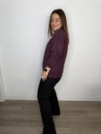 Sudadera mujer moda tendencia invierno berenjena
