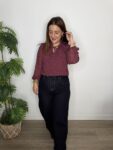 BLUSA GASA lunares moda mujer 35 a 45 años