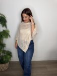 Capa punto otoño punto mujer moda tendencia