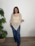 Capa punto otoño punto mujer moda tendencia