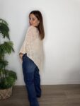 Capa punto otoño punto mujer moda tendencia