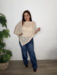 Capa punto otoño punto mujer moda tendencia