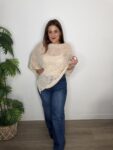 Capa punto otoño punto mujer moda tendencia