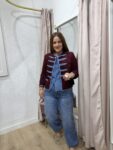 chaqueta paño corsaria militar tendencia moda mujer 35 a 45 años