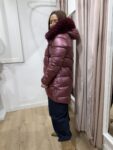 Abrigo plumas pelo moda mujer invierno 35 a 45 años