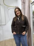 chaqueta-boucle-estilo-chanel-marrón-chocolate moda mujer 35 a 45 años